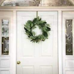 22" Eucalyptus & Magnolia Leaf Wreath 9 22" Eucalyptus & Magnolia Leaf Wreath -Flowers Michael Store D613402S 2
