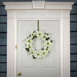 24" Cream Magnolia Flowers Wreath -Flowers Michael Store D613424S 2