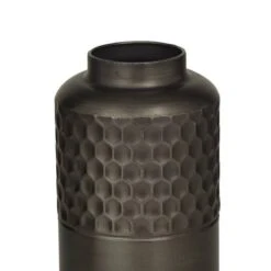 Dark Gray Metal Modern Vase Set -Flowers Michael Store D616598S 3