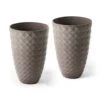 Glitzhome® 19.7" Eco-Friendly Oversized Faux Ceramic Pot Planters, 2ct. Sand Beige -Flowers Michael Store D622971S 11