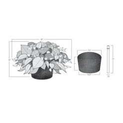 Haute Decor 24" Hydrangea Urn Filler With Adjustable Height 13 Haute Decor 24" Hydrangea Urn Filler With Adjustable Height -Flowers Michael Store D623451S 4