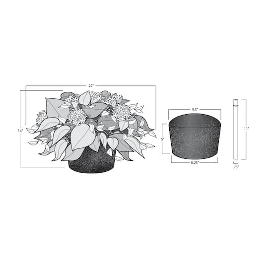 Haute Decor 24" Hydrangea Urn Filler With Adjustable Height 8 Haute Decor 24" Hydrangea Urn Filler With Adjustable Height - Image 6