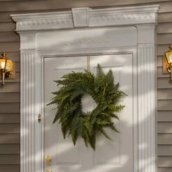35" Green Fern Wreath 9 35" Green Fern Wreath -Flowers Michael Store D625765S 2