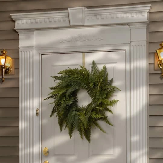 35" Green Fern Wreath 5 35" Green Fern Wreath - Image 3
