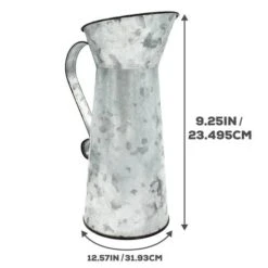 ArtSkills® Galvanized Metal Pitcher, 3ct. 10 ArtSkills® Galvanized Metal Pitcher, 3ct. -Flowers Michael Store D659769S 2