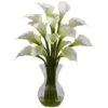 2ft. Gala Calla Lily Artificial Arrangement With Vase -Flowers Michael Store D670877S 1