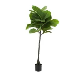 6ft. Potted Green Fiddle Leaf Artificial Tree -Flowers Michael Store D736259S 4