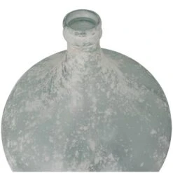 22" Frosted Clear Spanish Bottle Recycled Glass Vase -Flowers Michael Store D758428S 5