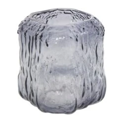7" Gray Abstract Square Ombre Glass Vase -Flowers Michael Store D758441S 1 1