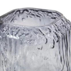 7" Gray Abstract Square Ombre Glass Vase -Flowers Michael Store D758441S 2