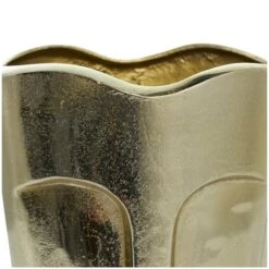 Gold Glam Aluminum Face Vase Set -Flowers Michael Store D758459S 8