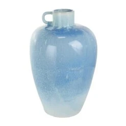 18" Blue Unique Textured Ceramic Ombre Vase -Flowers Michael Store D758462S 7