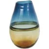 12" Blue & Yellow Ombre Glass Vase 2 12" Blue & Yellow Ombre Glass Vase -Flowers Michael Store D758478S 1