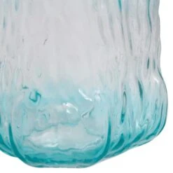 7" Marine Ombre Dimensional Textured Glass Vase -Flowers Michael Store D758495S 2
