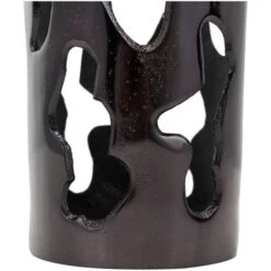 Black Contemporary Aluminum Drip Vase Set -Flowers Michael Store D758505S 6