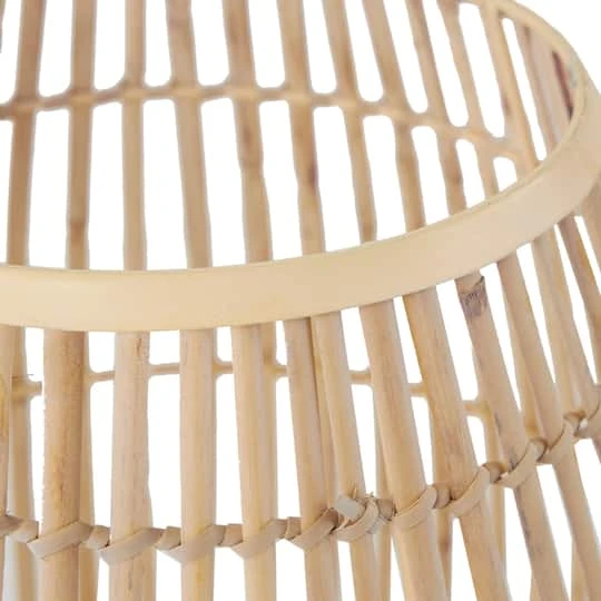 15" Bamboo Handmade Open Frame Round Vase 6 15" Bamboo Handmade Open Frame Round Vase - Image 4