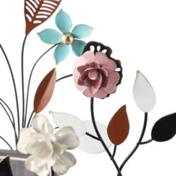 Floral Patterned Vase Sculpture Set -Flowers Michael Store D758508S 9