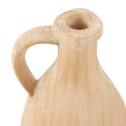 Natural Wood Slim Jug Inspired Vase Set -Flowers Michael Store D758514S 4
