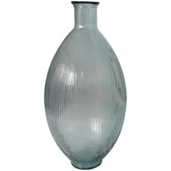 23" Clear Ribbed Spanish Bottle Vase -Flowers Michael Store D758533S 4