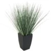 19" Onion Grass Artificial Plant With Black Plastic Pot -Flowers Michael Store D760283S 1