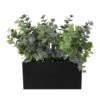 12" Green Foliage Artificial Plant With Black Pot -Flowers Michael Store D760284S 1