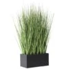 18" Onion Grass Artificial Plant With Black Rectangular Pot -Flowers Michael Store D760285S 1