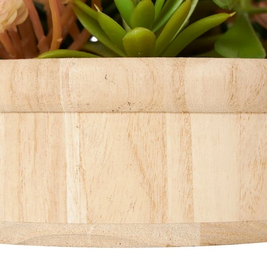 7" Succulent Artificial Plant With Natural Pot 8 7" Succulent Artificial Plant With Natural Pot - Image 6