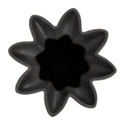 15" Black Ceramic Speckle Textured Tulip Shape Vase 14 15" Black Ceramic Speckle Textured Tulip Shape Vase -Flowers Michael Store D760329S 4