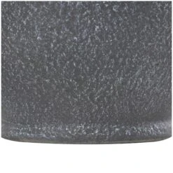 10.5" Black Ceramic Textured Whitewashed Vase With Handles -Flowers Michael Store D760419S 6