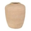 16" Beige Ceramic Wide Textured Vase -Flowers Michael Store D760454S 1