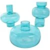 Blue Glass Rounded Vase Set -Flowers Michael Store D760463S 1