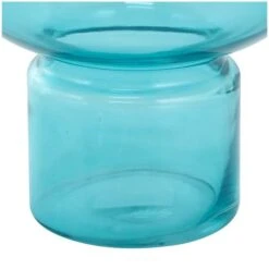 Blue Glass Rounded Vase Set -Flowers Michael Store D760463S 6