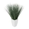 28" Foliage Artificial Plant With White Plastic Pot -Flowers Michael Store D762320S 1