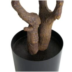 4ft. Green Fiddle Leaf Artificial Tree With Black Pot -Flowers Michael Store D762324S 4