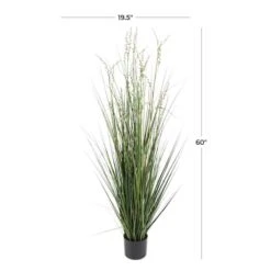 5ft. Potted Green Onion Grass & String Of Pearl Artificial Plant -Flowers Michael Store D762326S 3