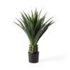 Glitzhome® 3.25ft. Potted Faux Agave Plant -Flowers Michael Store D763658S 1