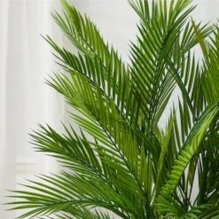 Glitzhome® 5ft. Potted Faux Palm Tree 17 Glitzhome® 5ft. Potted Faux Palm Tree -Flowers Michael Store D763659S 6