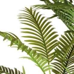 6ft. Artificial Areca Palm Tree In White Decorative Pot -Flowers Michael Store D763731S 4