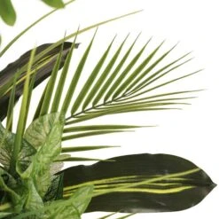 6ft. Artificial Areca Palm Tree In White Decorative Pot -Flowers Michael Store D763731S 7