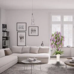 6ft. Artificial Wisteria Tree In White Decorative Pot -Flowers Michael Store D763732S 3