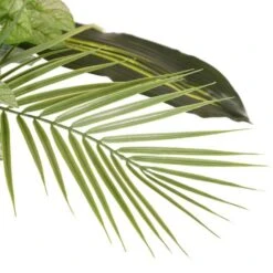 6ft. Artificial Fiddle Leaf Ficus Tree In White Decorative Pot -Flowers Michael Store D763733S 6