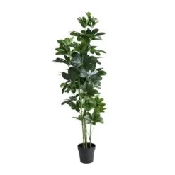 5ft. Potted Green Faux Foliage Artificial Money Tree -Flowers Michael Store D765451S 2