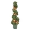 3.5ft. Pre-Lit Boxwood Spiral Topiary